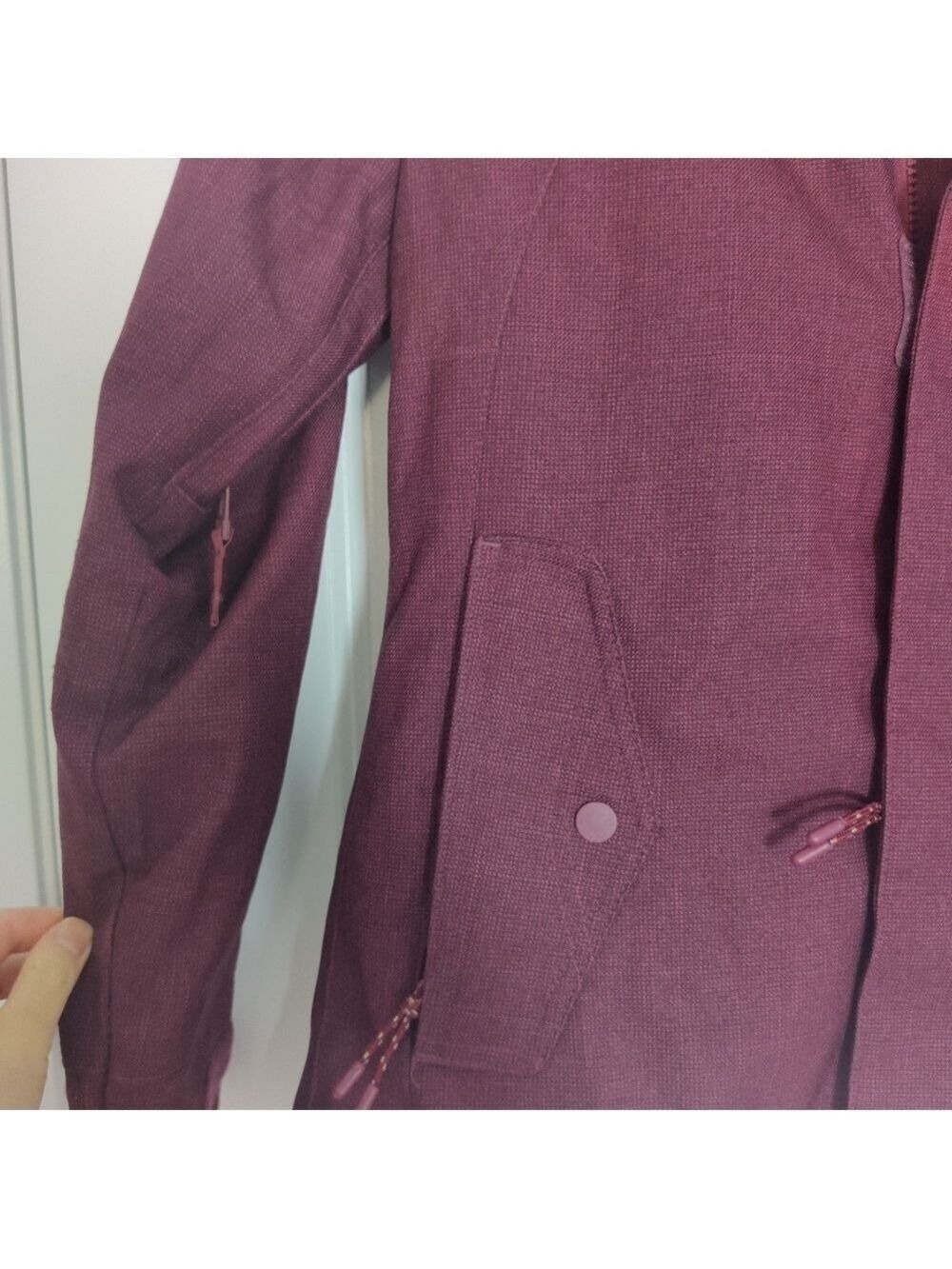 Burton Jet Set Maroon Snowboard Ski Jacket DRYRIDE ThermacoreEco Small 0401 - Picture 5 of 15